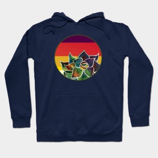 Rainbow Succulent Hoodie